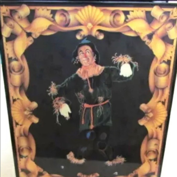 The Wizard of Oz Enesco 50th Anniversary Scarecrow Musical Jack-In-The-Box NEW - Picture 7 of 8